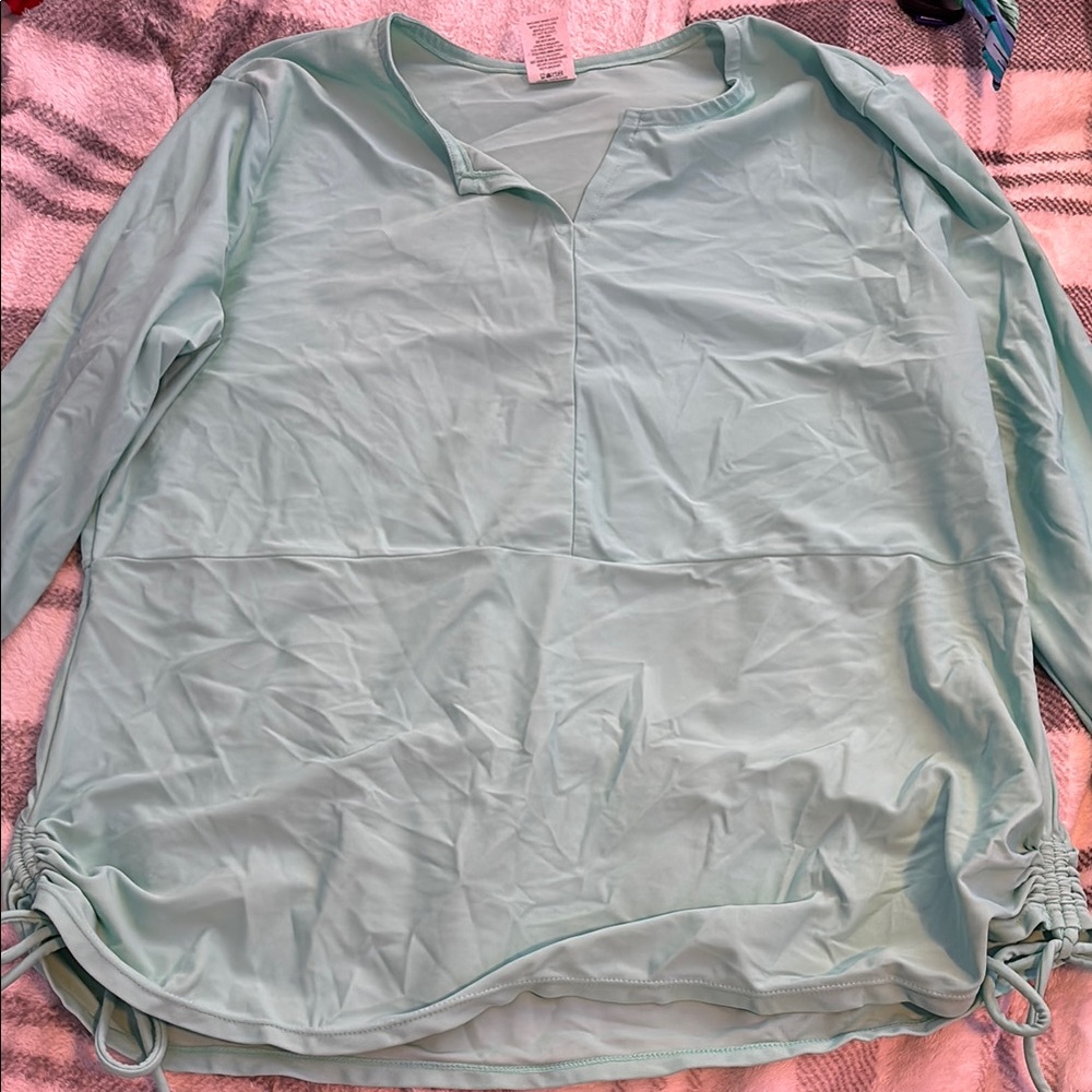 Time and Tru Long Sleeve Coverup